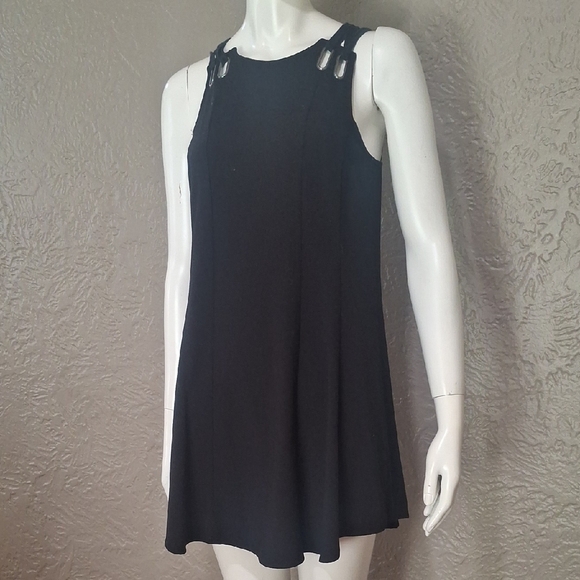 Free People Women's Black Backless Dress Size XS - Picture 2 of 10